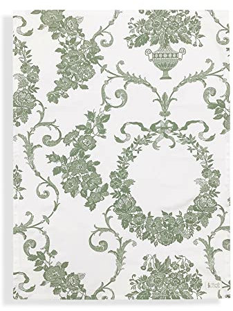 Nuvole di Stoffa Geschirrtuch Chloe Blumen Shabby Chic aus Baumwolle 6104