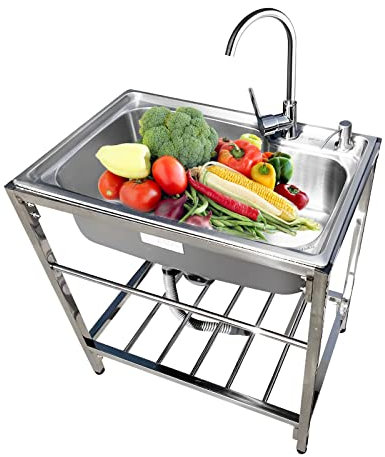 Fregadero De Cocina Independiente, Fregadero Industriales, Fregadero De Comercial, Fregadero Camping Con Grifo, Mueble Pila Lavadero, Fregadero Multiusos, Fregadero Exterior