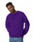 TICTEX Unisex Heavy Blend Crewneck Sweatshirt by Gildan - Herren-Pullover Baumwolle mit Rundhals in vielen Farben - große Größen - Purple, M