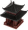 TOYANDONA Mini Padiglione Cinese Bonsai Ornamento Da Giardino Statua Per Decorazione Esterna Feng Shui Accessorio Da Giardino