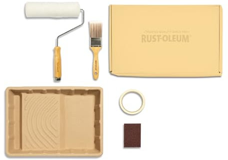 Rust-Oleum Ready to Roll - Eco Paint Kit (Large) - Chalky Floor Paint Warming Yellows