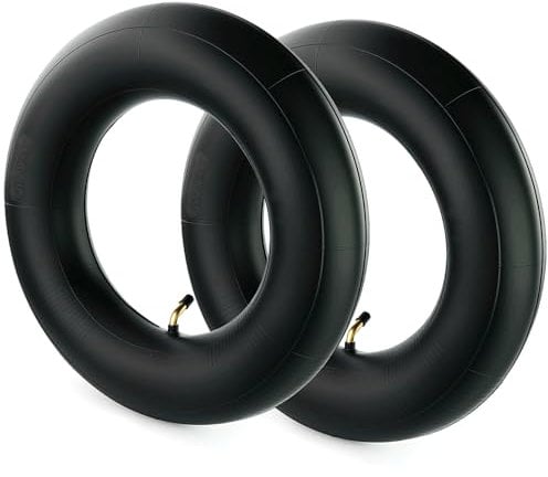 2 Pcs 3.50-8 Wheelbarrow Inner Tubes, TR-87 Bent Valve, Inflatable Inner Tube Replacement for for Wheelbarrow, Hand Trucks, Lawn Movers, Carts Trolley