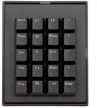 Max Keyboard Falcon-20 Programmable Macropad Mechanical Keyboard, Backlit Multicolor LED, Cherry MX RGB Switch (Cherry MX RGB Brown)