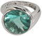 sogni d'oro Silberzeit Damen-Ring Sterling-Silber 925 rhodiniert Fluorit RW16