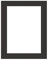DEHA Design passe-partout 40x50 cm pour images 30x40 cm, noir