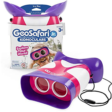 Learning Resources Jumelles Kidnoculars roses GeoSafari Jr, rose