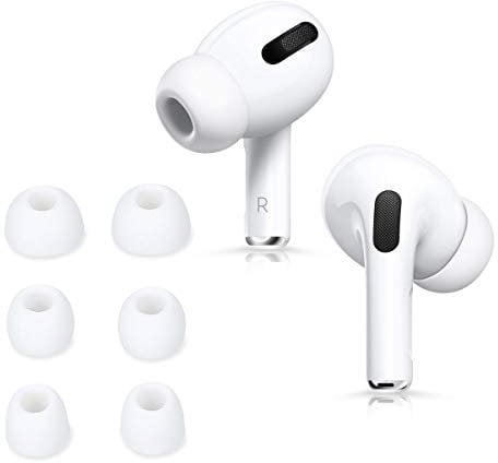kwmobile 6X Polster kompatibel mit Apple Airpods Pro 2 / Pro 1-3 Größen - Silikon Ohrstöpsel In-Ear Kopfhörer
