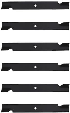 (6) High Lift Rasenmäherklingen passend für Exmark Zero Turn Rasenmäher 152,4 cm Deck 5/8 Zoll ersetzt 103-2530-S