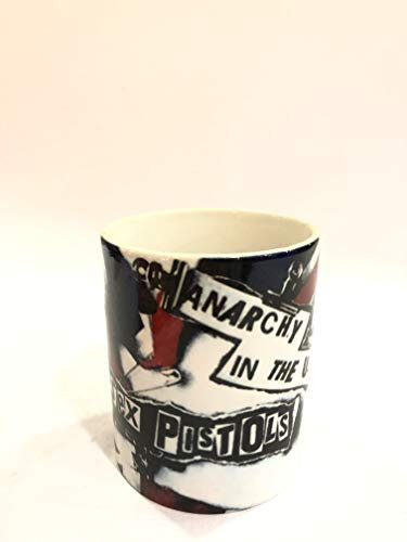 Tazze in ceramica, tazze cantanti, tazza colazione, tazza regalo, tazza Vasco rossi, tazza Emma marrone, tazza disegno, tazza fantasia (Anarchy)