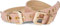 styleBREAKER Damen Gürtel mit doppelter goldener Schnalle und Lochnieten, B-Low Belt, Taillengürtel, kürzbar 03010121, Farbe:Rose, Größe:100cm