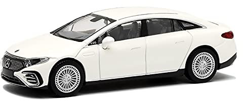 herpa 421041 Modellauto Mercedes Benz EQ EQS, originalgetreu im Maßstab 1:87, Auto Modell für Diorama, Modellbau Sammlerstück, Deko Automodelle aus Kunststoff, Farbe: Polarweiß Miniaturmodell