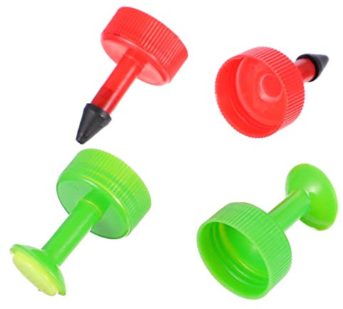 FUNOMOCYA 4 Stück Duschkopf Sprinkler Für Cola-flaschen Aus Kunststoff Adapter Für Flaschentränken Kappe Gießtülle Gießkannendüse Aus Kunststoff Blumennebeldüse Plastik Konverter Flaschen-