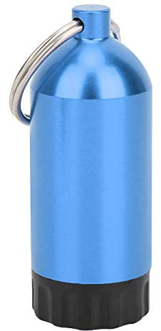 KIMISS Scuba O Ring Halter Scuba Viton O Ring Kit Tauchflasche Ventil Dichtungsring O Ringe Mini Zylinder Aufbewahrungsflasche oder Mt02 (Silber) (Blau)