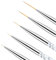 5 Pcs Nail Art Brushes, Thin Nail Detail Brush, Liner Brush Nails Art Design Painting Brushes for DIY & Professional Use,Detailer,Dotting Tool 7/9/11/15/20mm