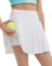 BebreezChic Mädchen Rock mit Taschen Hose Drunter Faltenrock Kinder Sportrock Hohe Taille Sommerrock Minirock Tennis Outfit Röcke, Weiß A, 9 Jahre
