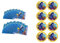 ALMACENESADAN, 5115, Pack fiesta cumpleaños; pack 8 platos de cartón 23 cm y pack 20 servilletas de papel 33x33 cm; de la licencia (Buscando a Dory)