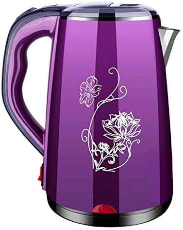 Kettles, Upgraded, 1.5L Stainless Steel Tea Kettle, Fast Boil Water Warmer with Auto Shut off and Boil Dry Protection Tech for Coffee, Tea, Beverages/Purple/18 * 18 * 25 elegant Warm as ever