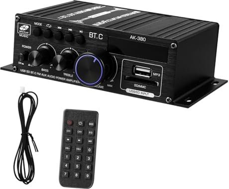 Ak380 Kabelloser 12v Lautsprecherverstärker für Auto und Zuhause