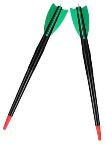 BESPORTBLE 2St Kinderspeer aus Kunststoff Ausrüstung Rundes Billard-Queue Leichtgewichtige Sportgeräte Javelin für Weicher für Trainingsspeer für Anfänger Abs Green