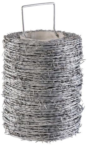 Garmix Stacheldraht Spitzdraht Klingendraht Sperrdraht 250m (2 Drähte je 1,7 mm)