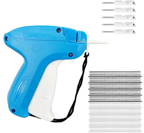 KARELLS Stitch Gun for Clothes,Stitch Gun for Clothes Sewing Micro Stitchy Quick Clothing Fixer Gun, Black and White 5 & 8mm Micro Fastener