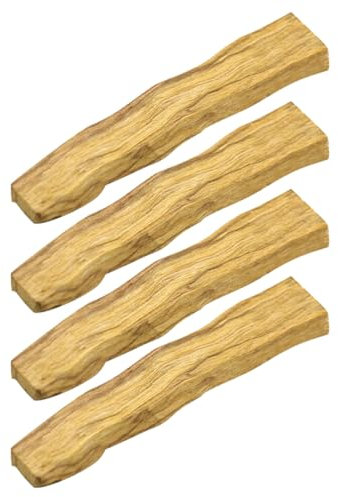 HOLIDYOYO 4 Stück Aromatherapie reinigt Duft duftstäbchen das Ritual räucherstöfchen das fitzek Detox ecensse Weihrauch Haushalt Sandelholz natürliche Stöcke Schmierstäbchen hölzern