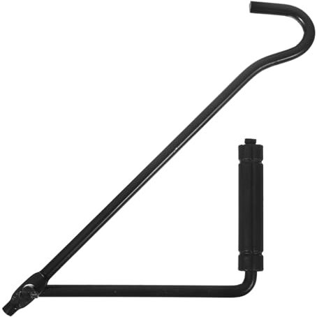 ZUNOXAZ Auto Scherenwagenheber Werkzeug Handwagenheber Faltbar Griff Stahlwelle Kofferraum Reifenwechsel