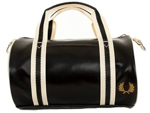 Rucksack Fred Perry Classic D57, Schwarz/Ecru, Schwarz , one size, Lässig