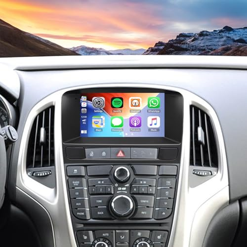 4+64GB Android 15 Car Stereo for Buick Excelle Vauxhall Astra 2010-2014 Opel Astra J 2011-2012, 7 inch Touchscreen Display Radio Multimedia Player Head Unit with Carplay Android Auto GPS Navi SWC DAB+
