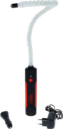 KS Tools 150.4345 Flexible Inspection Lamp, 6 Watt LED + 1 LED Head Light
