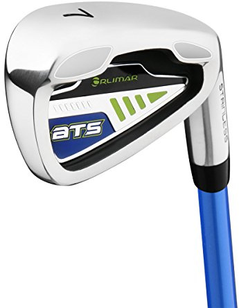 Orlimar Golf ATS Junior Boy's Blue/Lime Golf #7 Iron (Right Hand Ages 5-8)