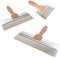 3 x Raschietto in acciaio INOX, intonaco, cartongesso rendering spatola, spatole DIY 150,250,350 mm
