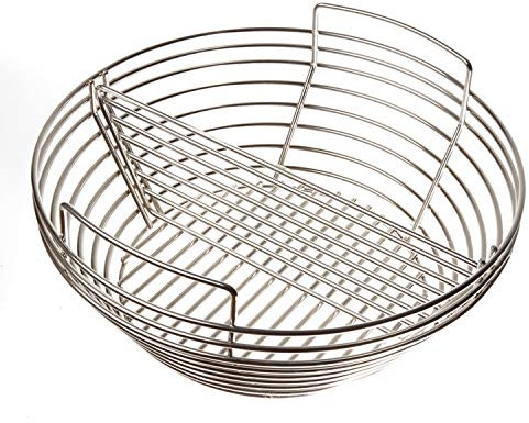 YNNI KAMADO TQKAB2325 Holzkohlekorb mit 58,4 cm (23/63,5 cm) Grill oder ähnlichem Abnehmbarer Trennwand