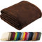 REDBEST Microfaserdecke Amarillo, Fleece-Wohndecke, Sofadecke braun Größe 150x200 cm - kuscheliger Teddyfleece, extra weich warm, pflegeleicht, waschbar