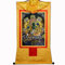 Gandhanra Thangka Tibetische Wandbehang,Grüne Tara Thangka,Heißgeprägter Buddha Wandteppich für Zen Wohnkultur, Meditation, Spirituelle Entspannung und Ruhe