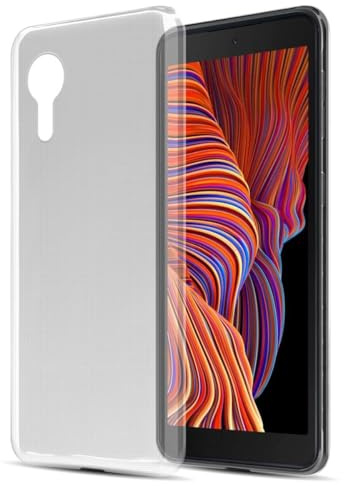 Cadorabo Hülle kompatibel mit Samsung Galaxy XCover 5 Schutzhülle TPU Silikon Case Slim Design Slim Kratzfest Weiche Gummi mit Rundumschutz Case Hülle für Galaxy XCover 5 in Transparent