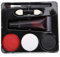 Ensemble D'outils de Maquillage de Faux Sang D'Halloween, Ensemble de Maquillage de Peinture de Faux Sang pour le Visage Peinture de Visage Lavable Costume de Faux Sang et Habillage Effets Spéciaux M