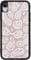 MAYCARI Aesthetic Case for iPhone X/Xs - Hard Back Case with Soft TPU Bumper, Hippie-B Print