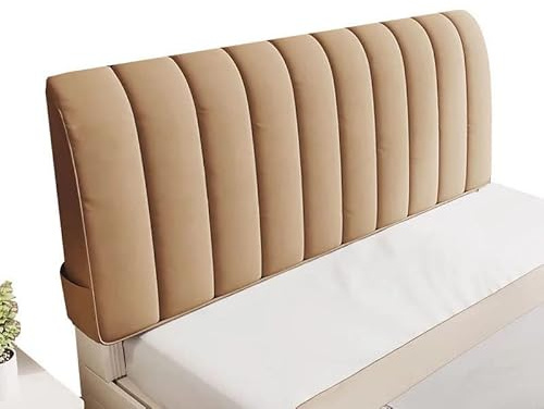 Bettkopfabdeckung Verdicken Gesteppt Kopfteilbezug Protektor Einfarbiges Design Bett Kopfteil Bezug 150/180 cm Grau, Dehnbar, Waschbar, Abnehmbar, Für Schlafzimmer (Color : C, Size : 200cm)