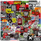 Band Aufkleber, 100 Stück Rock & Roll Trendige Musik Aufkleber für Teenager, Erwachsene, Vinyl Wasserdicht Coole Punk Aufkleber zum Personalisieren von Laptop, Gitarre, Skateboard Graffiti Aufklebern