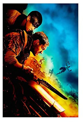 KOURT Mad Max Fury Road Poster Film 2 Leinwand Poster Schlafzimmer Dekor Sport Landschaft Büro Zimmer Dekor Geschenk Rahmen: 30 x 45 cm