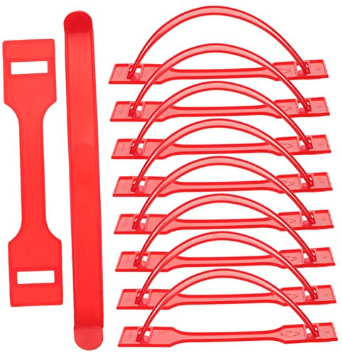 Operitacx Kartonbox Griffset 100 Stück Kunststoff Tragegriffe Für Versand Geschenkbox Selbstgemacht Langlebig Leicht Zu Installieren Hohe Tragfähigkeit