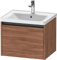 Duravit Ketho.2 Waschtischunterbau, 584x440x455mm, für D-Neo 236760, K250810, Farbe: Nussbaum Natur Dekor