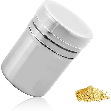 Rumyve Stainless Steel Chocolate Powder Shaker,Flour Sifter for Baking with Transparent Cover,Cocoa Sieve - Ideal for Kitchen Crafts