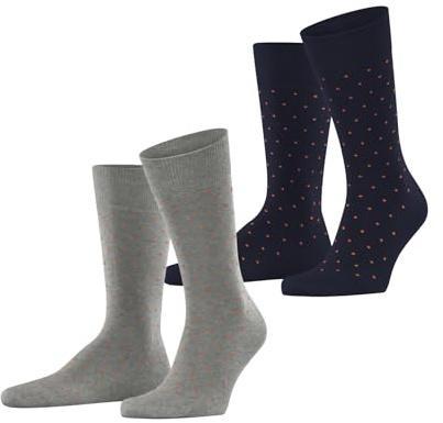 ESPRIT Herren Fine Dot 2-Pack Socken Baumwolle atmungsaktiv