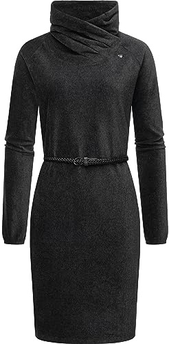 Ragwear Damen Jersey Langarm Pulloverkleid Winterkleid Belita XS-6XL