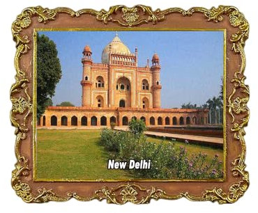 New Delhi India Kühlschrankmagnet 3D Reise Souvenir Kühlschrank Dekoration Magnetischer Aufkleber Craft Collection