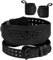 EVO Fitness 4” 6” Gewichthebergürtel Herren Damen Mit 18 Handgelenkschlaufen Gym Fitness Deadlift Weight Lifting Belt Rindsleder Gepolstert Lendenwirbelsäule Gewichtsgürtel (Schwarz 4, XL)