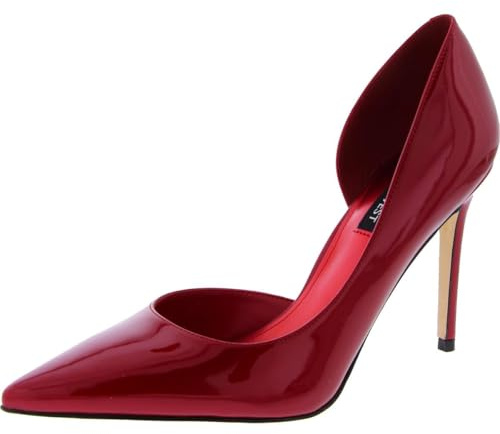Nine West Décolleté Folowe Donna, Rosso Scuro Vernice 600, 40 EU