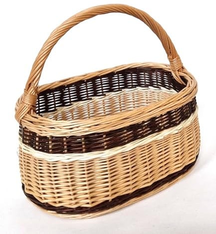 Einkaufskorb Pilzkorb Autokorb aus Weide 38 x 27 cm 703250-N